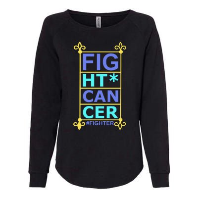 Fight Cancer Womens California Wash Sweatshirt