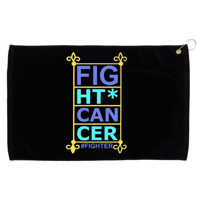 Fight Cancer Grommeted Golf Towel