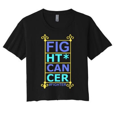 Fight Cancer Women's Crop Top Tee