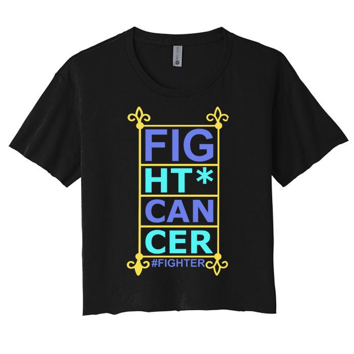 Fight Cancer Women's Crop Top Tee