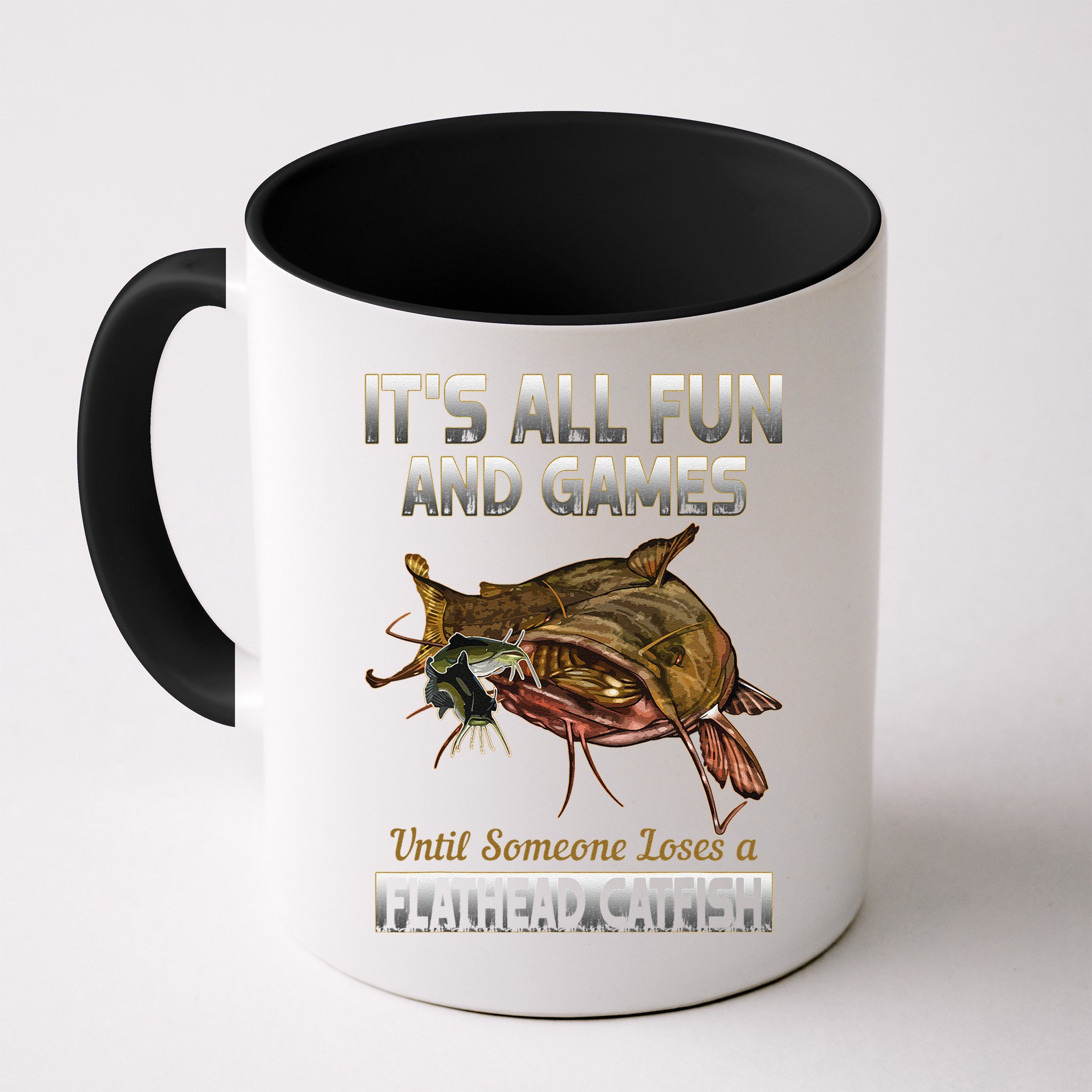 Flathead Catfish Fishing Freshwater Fish Gift Mug