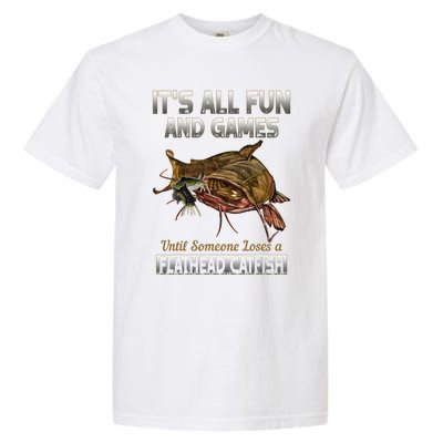 Flathead Catfish Fishing Freshwater Fish Gift Garment-Dyed Heavyweight T-Shirt