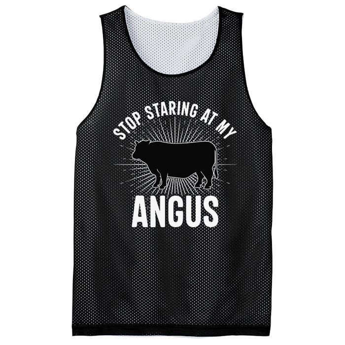 Funny Cow Farmer Rasing Cattle Dairy Farming Angus Cows Mesh Reversible Basketball Jersey Tank