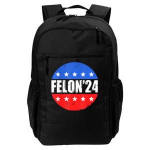 Felon24 Convicted Felon Funny Pro Trump 2024 Daily Commute Backpack