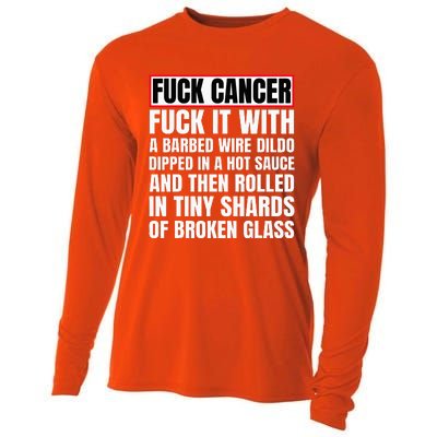 Fuck Cancer Cooling Performance Long Sleeve Crew