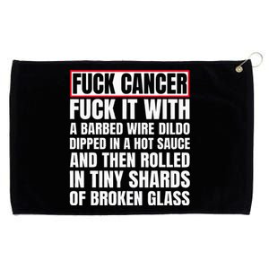 Fuck Cancer Grommeted Golf Towel