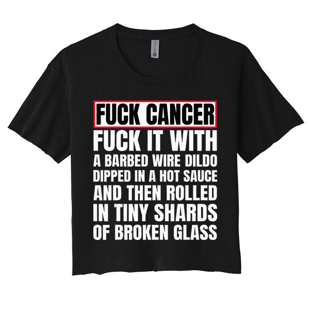 Fuck Cancer Crop Top