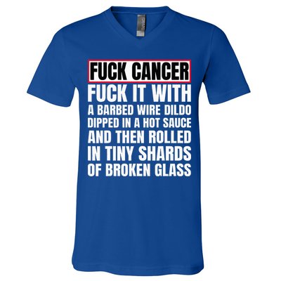 Fuck Cancer V-Neck T-Shirt