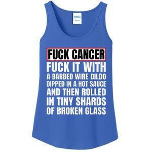 Fuck Cancer Ladies Essential Tank