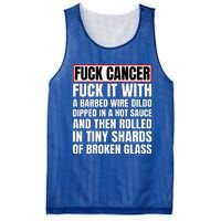 Fuck Cancer Mesh Reversible Basketball Jersey Tank