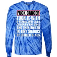 Fuck Cancer Tie-Dye Long Sleeve Shirt