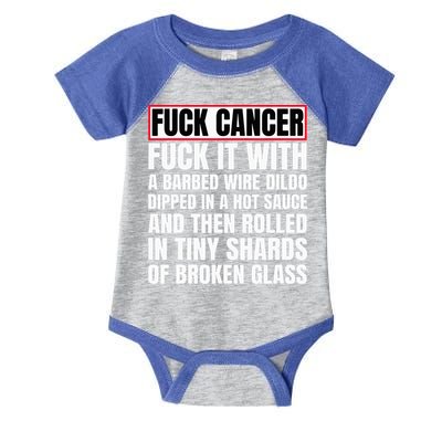 Fuck Cancer Infant Baby Jersey Bodysuit