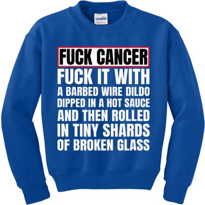Fuck Cancer Kids Sweatshirt