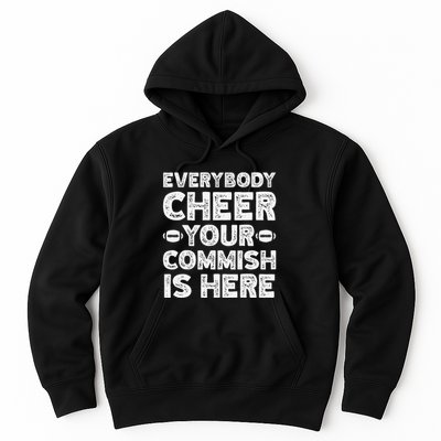 Funny Commish Fantasy Basketball Commissioner Sarcastic Hoodie