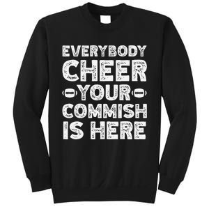 Funny Commish Fantasy Basketball Commissioner Sarcastic Sweatshirt