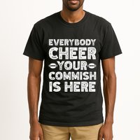 Funny Commish Fantasy Basketball Commissioner Sarcastic Tall T-Shirt