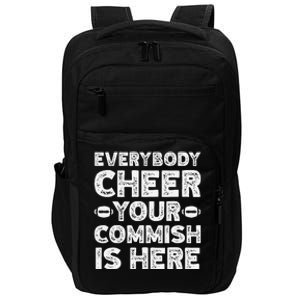 Funny Commish Fantasy Basketball Commissioner Sarcastic Impact Tech Backpack