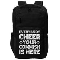 Funny Commish Fantasy Basketball Commissioner Sarcastic Impact Tech Backpack