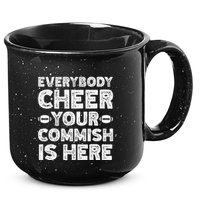 Funny Commish Fantasy Basketball Commissioner Sarcastic 15oz Campfire Ceramic Mug