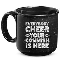 Funny Commish Fantasy Basketball Commissioner Sarcastic 15oz Campfire Ceramic Mug