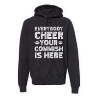 Funny Commish Fantasy Basketball Commissioner Sarcastic Premium Hoodie