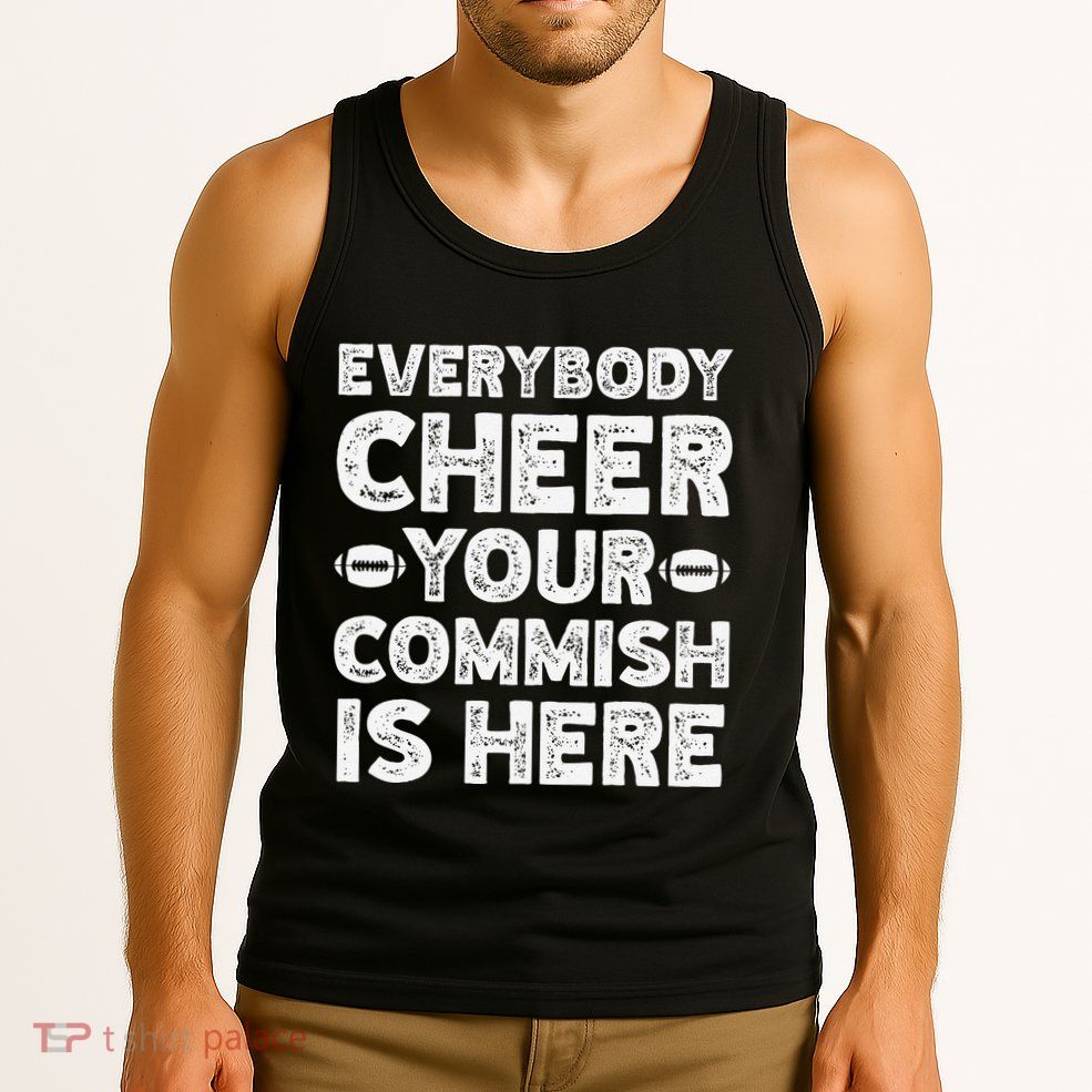 Funny Commish Fantasy Basketball Commissioner Sarcastic Tank Top