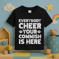 Funny Commish Fantasy Basketball Commissioner Sarcastic Toddler T-Shirt