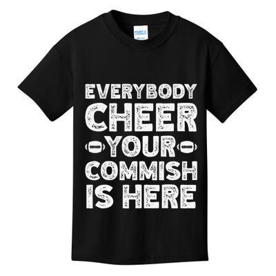 Funny Commish Fantasy Basketball Commissioner Sarcastic Kids T-Shirt