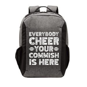 Funny Commish Fantasy Basketball Commissioner Sarcastic Vector Backpack