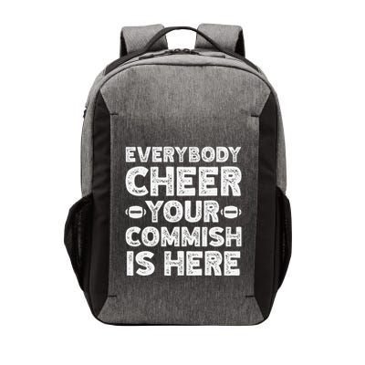 Funny Commish Fantasy Basketball Commissioner Sarcastic Vector Backpack