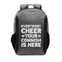 Funny Commish Fantasy Basketball Commissioner Sarcastic Vector Backpack