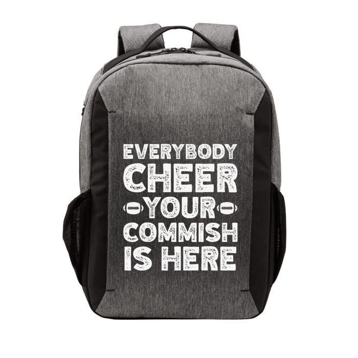 Funny Commish Fantasy Basketball Commissioner Sarcastic Vector Backpack