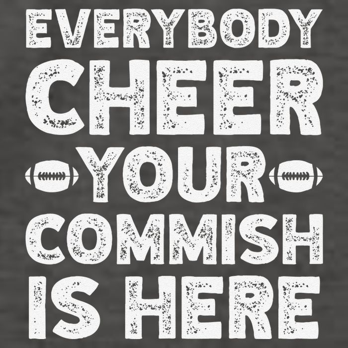 Funny Commish Fantasy Basketball Commissioner Sarcastic Vector Backpack