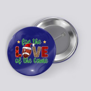 Football Christmas Football Player Xmas Santa Meaningful Gift Button