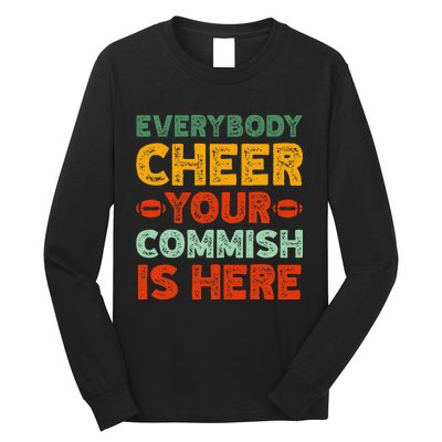 Funny Commish Fantasy Football Commissioner Sarcastic Long Sleeve Shirt