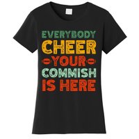 Funny Commish Fantasy Football Commissioner Sarcastic Women's T-Shirt