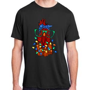 Funny Chicken Farmer Women Girls Family Christmas Adult ChromaSoft Performance T-Shirt