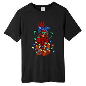 Funny Chicken Farmer Women Girls Family Christmas Tall Fusion ChromaSoft Performance T-Shirt