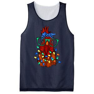 Funny Chicken Farmer Women Girls Family Christmas Mesh Reversible Basketball Jersey Tank