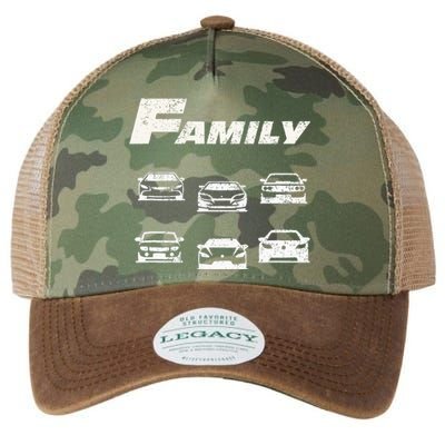 Fast Car Family Funny Legacy Tie Dye Trucker Hat