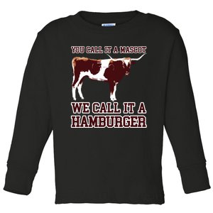 Funny Cow Toddler Long Sleeve Shirt