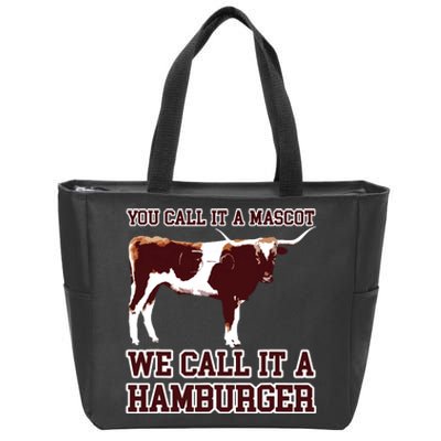 Funny Cow Zip Tote Bag