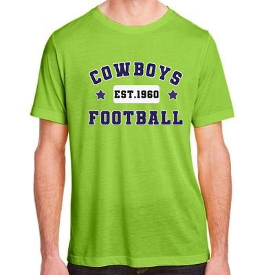 Funny Cowboys Football Est 1960 Adult ChromaSoft Performance T-Shirt