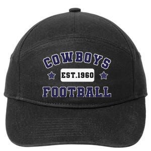 Funny Cowboys Football Est 1960 7-Panel Snapback Hat