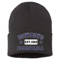 Funny Cowboys Football Est 1960 Sustainable Knit Beanie