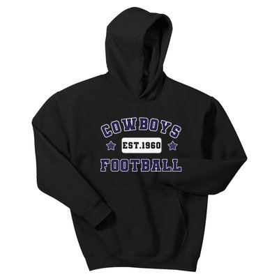 Funny Cowboys Football Est 1960 Kids Hoodie