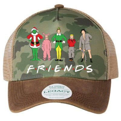 Friends Christmas Family Classic Movies Funny Legacy Tie Dye Trucker Hat