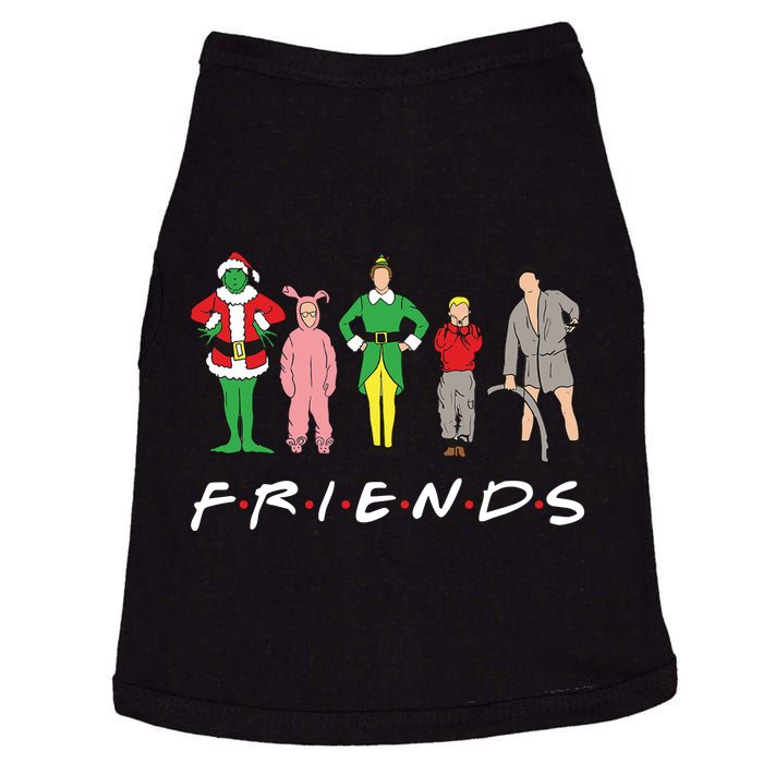 Friends Christmas Family Classic Movies Funny Doggie Tank