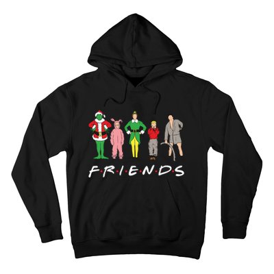 Friends Christmas Family Classic Movies Funny Hoodie