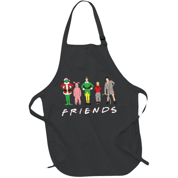 Friends Christmas Family Classic Movies Funny Apron